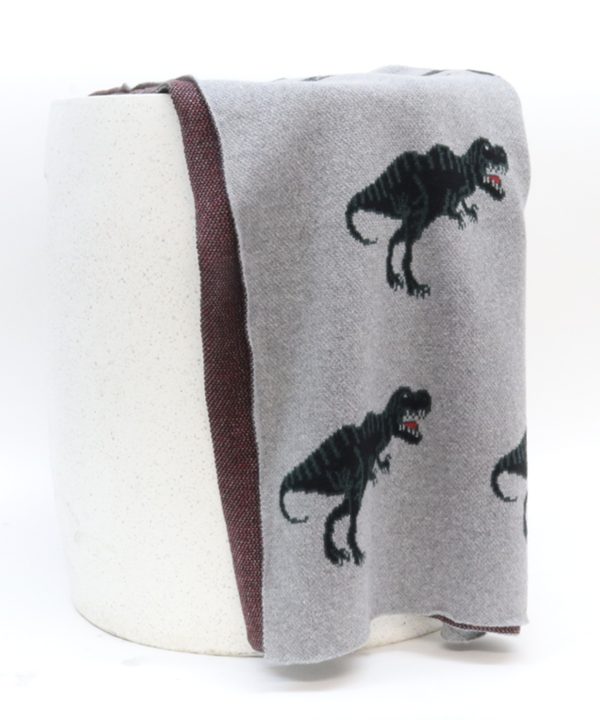 Cotton Dino Throw
